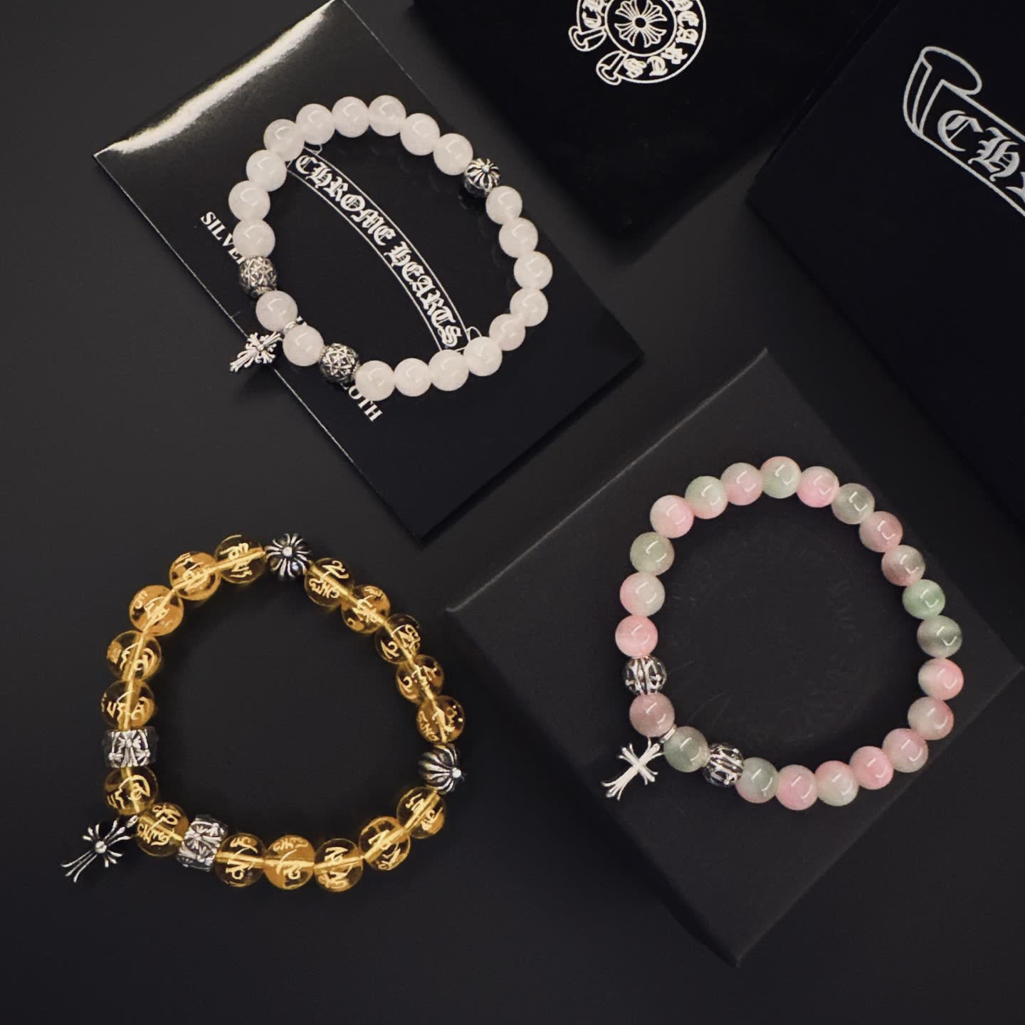 Chrome Hearts Beaded Bracelets Set